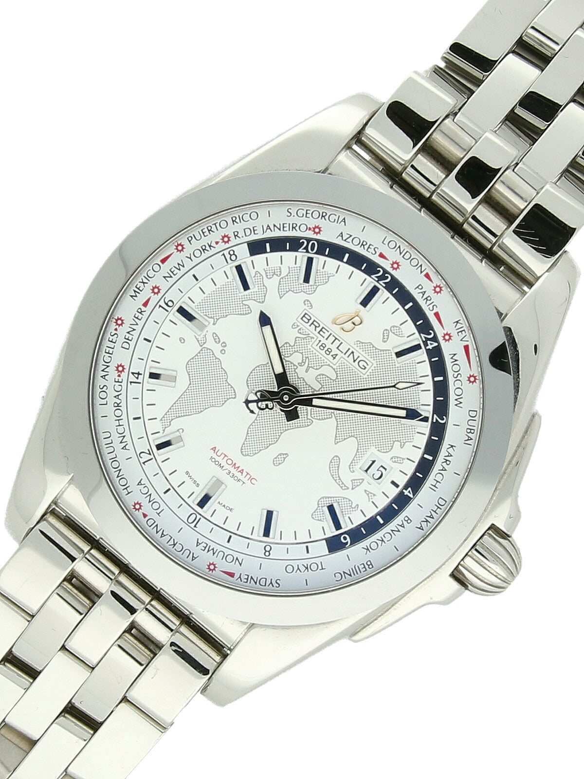 Pre Owned Breitling Galactic Unitime Watch