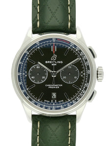 Pre Owned Breitling Steel Premier Bentley British Racing Chronograph B01 Automatic Watch 42mm