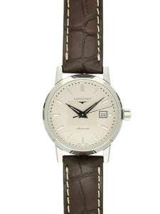 Pre Owned Longines Prima Luna Automatic Watch 30mm on Leather Strap