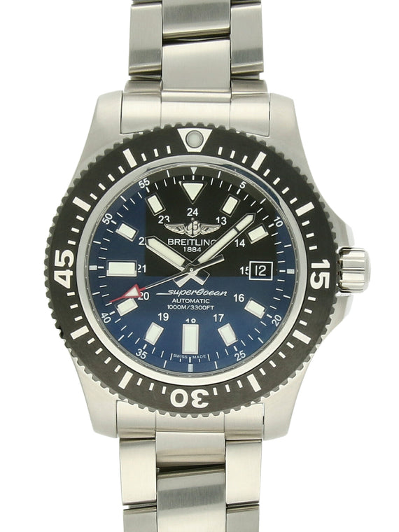 Pre Owned Breitling SuperOcean Steel Automatic 44mm Watch on Bracelet