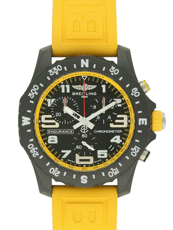 Pre Owned Breitling Endurance Pro Watch on Rubber Strap