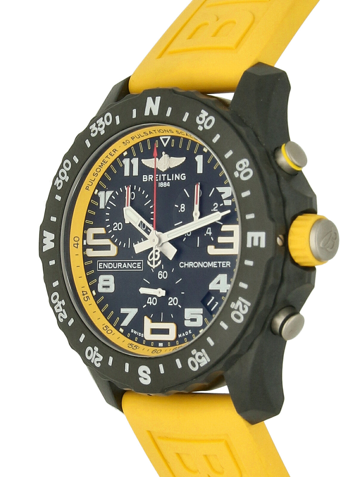 Pre Owned Breitling Endurance Pro Watch on Rubber Strap