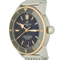 Pre Owned Breitling SuperOcean Heritage Steel and Red Gold Automatic Watch on Steel Bracelet 44mm