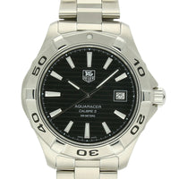 Pre Owned TAG Heuer Aquaracer Calibre 5 Automatic Watch 40mm on Steel Bracelet