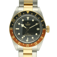 Pre Owned TUDOR Black Bay GMT Steel & 18ct Yellow Gold Automatic 41mm Watch on Bracelet