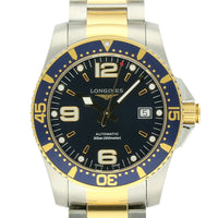 Pre Owned Longines Hydro Conquest Steel & Yellow Gold PVD Automatic 41mm Watch on Bracelet