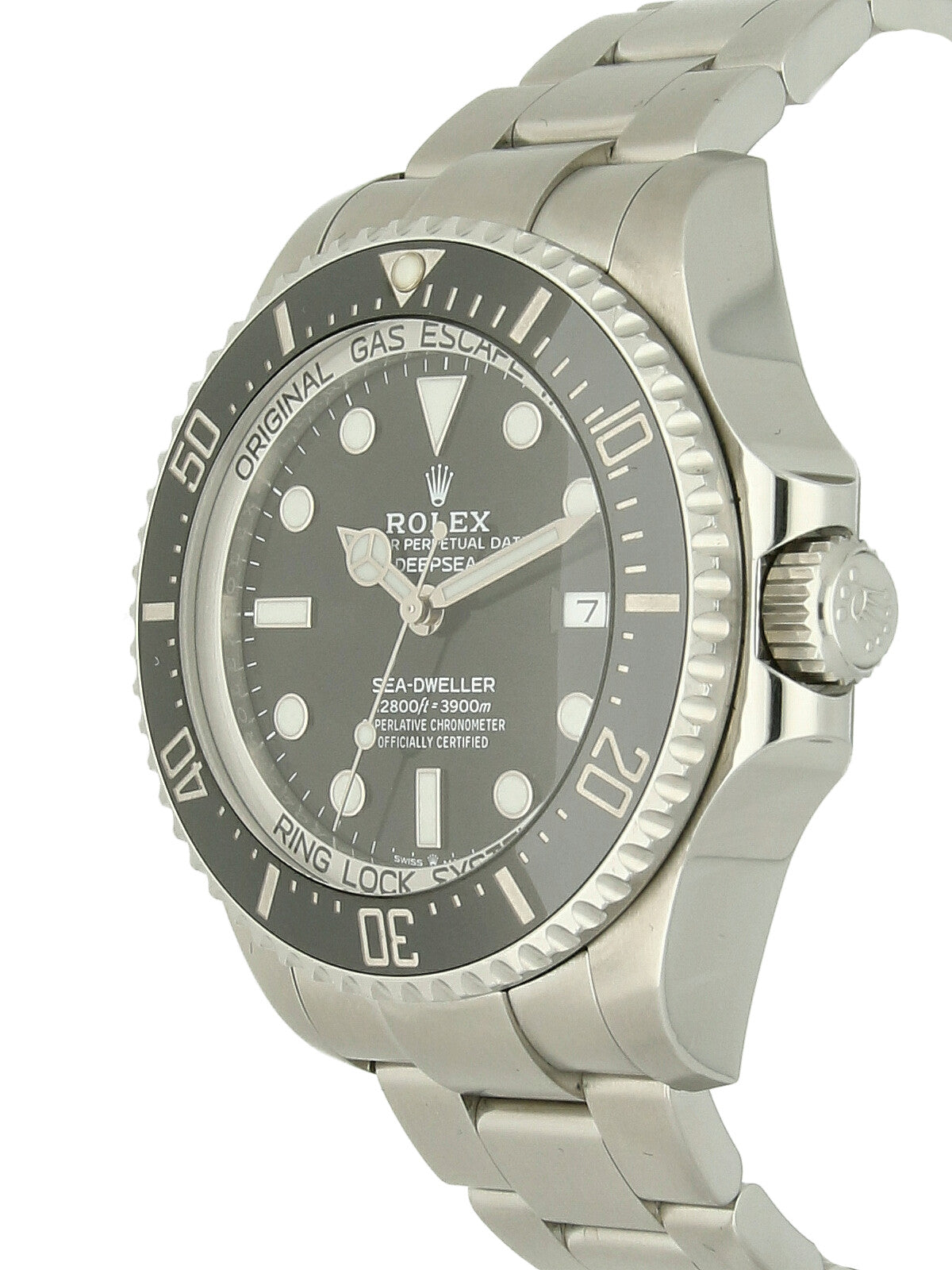 Pre Owned Rolex Sea-Dweller Deepsea Steel Automatic 44mm Watch on Oyster Bracelet
