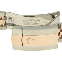 Pre Owned Rolex Datejust Steel & 18ct Everose Gold Automatic 41mm Watch on Jubilee Bracelet