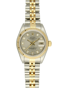 Pre Owned Rolex Datejust Steel & 18ct Yellow Gold Automatic 26mm Watch on Jubilee Bracelet