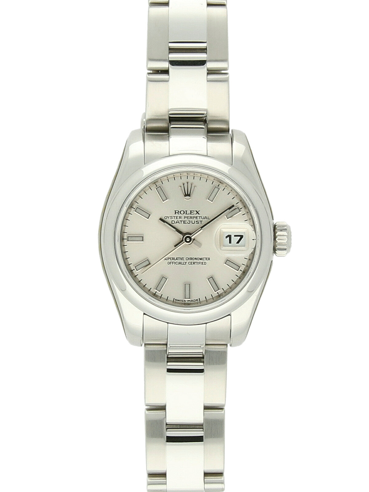 Previously Owned Rolex Datejust Steel Automatic 26mm Watch on Oyster Bracelet