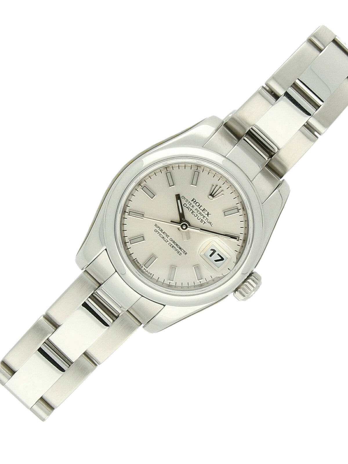 Previously Owned Rolex Datejust Steel Automatic 26mm Watch on Oyster Bracelet