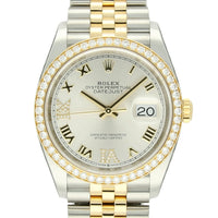 Previously Owned Rolex Datejust Steel & 18ct Yellow Gold Automatic 36mm Watch on Jubilee Bracelet