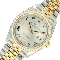 Previously Owned Rolex Datejust Steel & 18ct Yellow Gold Automatic 36mm Watch on Jubilee Bracelet