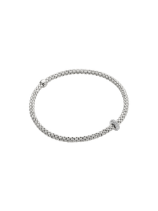 Fope Prima Bracelet in 18ct White Gold with Diamonds