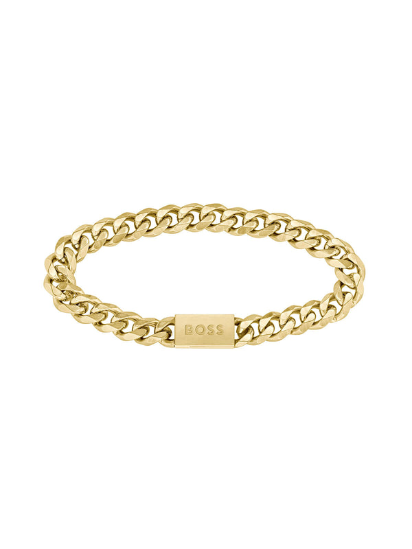 BOSS Chain For Him Bracelet in Gold Plating 1580403M
