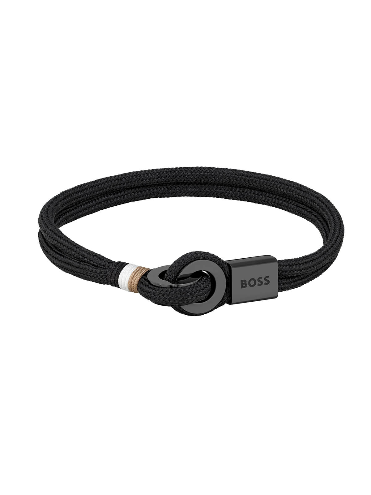 BOSS Thad Sport Black Nylon Bracelet 1580472M