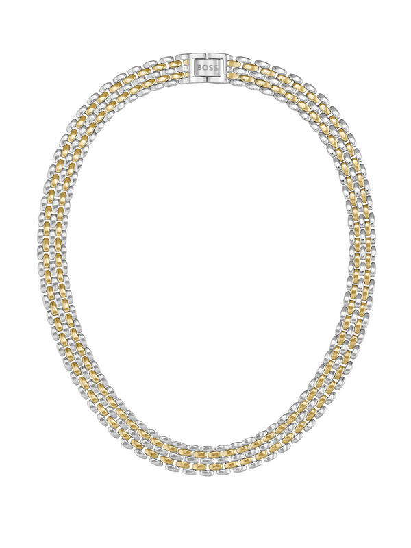 BOSS Isla Necklace in Stainless Steel & Gold Plating 1580548