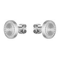 BOSS Iona Crystal Stud Earrings in Stainless Steel 1580558