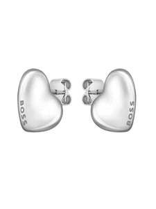 BOSS Honey Heart Earrings in Stainless Steel 1580863