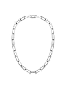 BOSS Halia Crystal Necklace in Stainless Steel 1580578