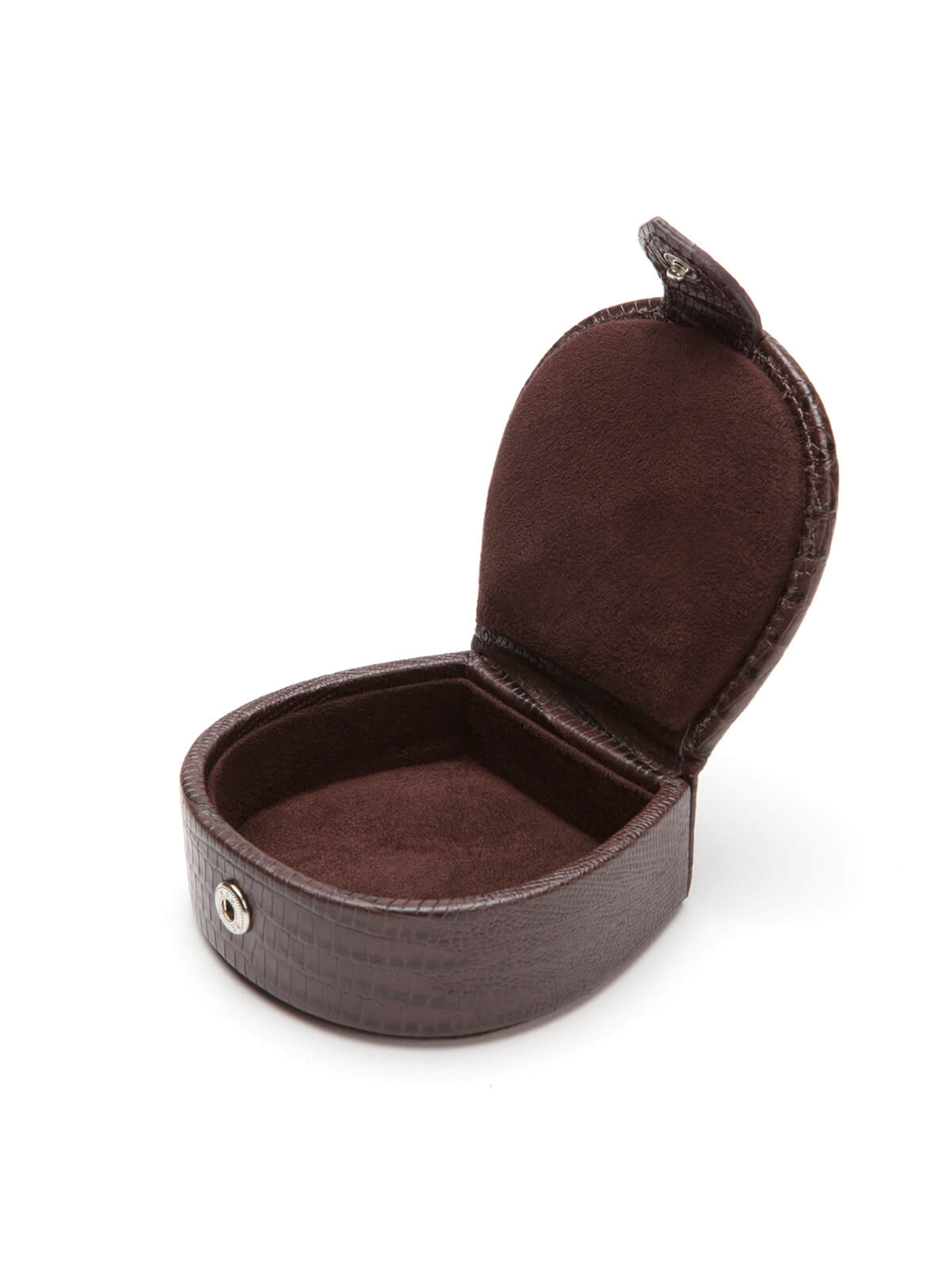 Wolf Blake Brown Leather Cufflink Box 305495