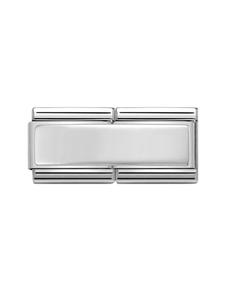 Nomination Classic Smooth Plate Double Charm 330710-01