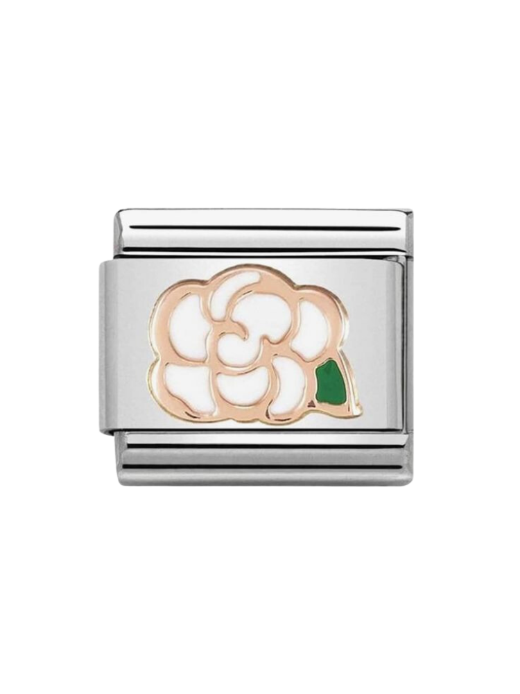 Nomination Classic White Camellia Charm 430202-02