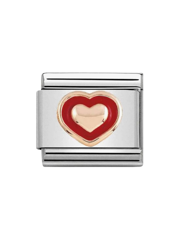 Nomination Classic Red Heart Charm 430203-01