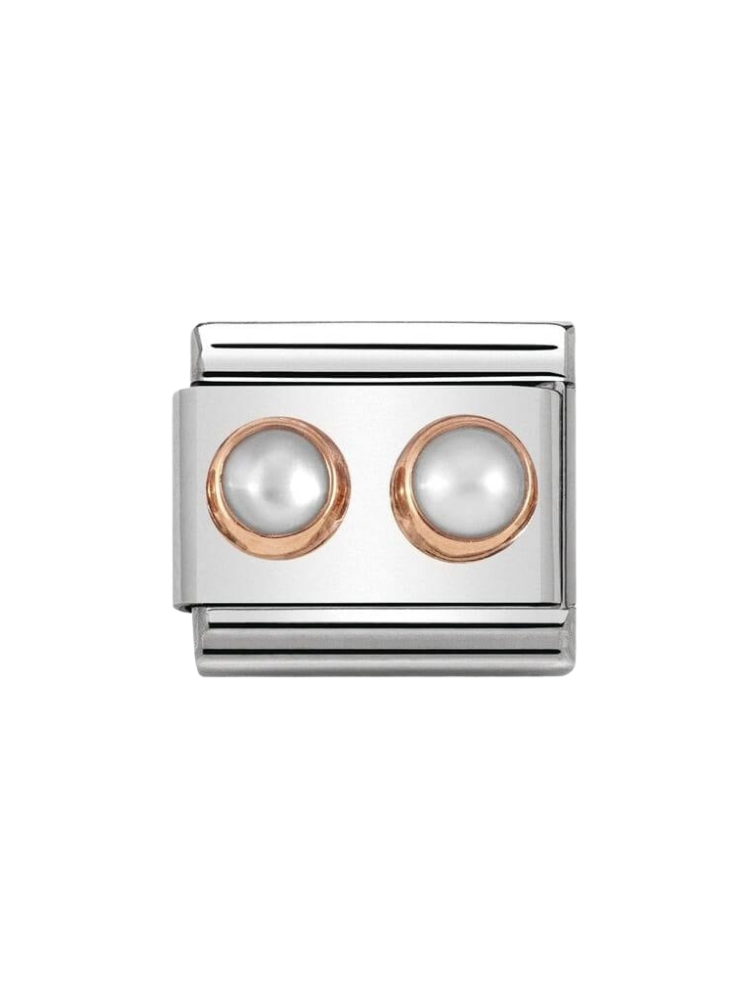 Nomination Classic White Pearl Charm 430506-13