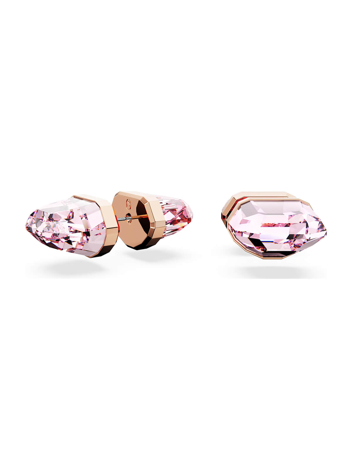Swarovski Lucent Pink Crystal Stud Earrings 5626603