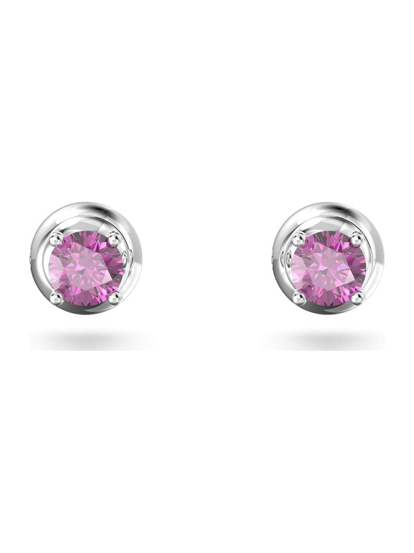 Swarovski Stilla Purple Crystal Stud Earrings 5639135