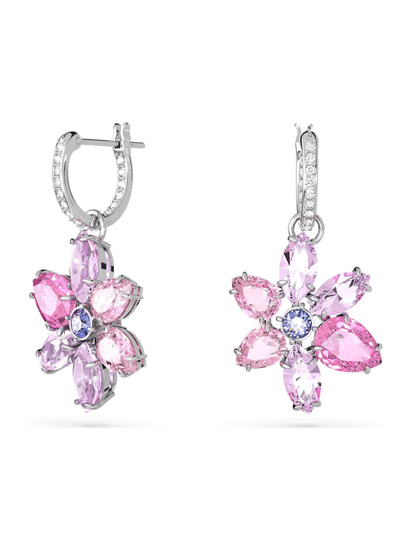 Swarovski Gema Pink Crystal Drop Earrings 5658397