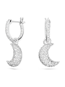 Swarovski Luna White Crystal Drop Earrings 5666157
