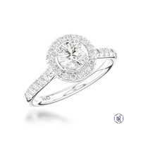 Skye Diamond Cluster Ring in Platinum