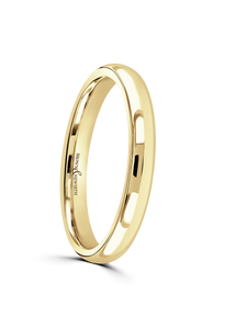 2.5mm 9ct Yellow Gold Wedding Ring