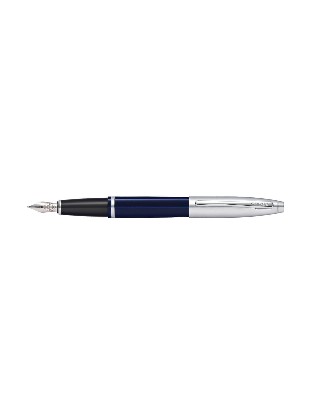 Cross Calais™ Chrome/Blue Lacquer Fountain Pen AT0116-3MS