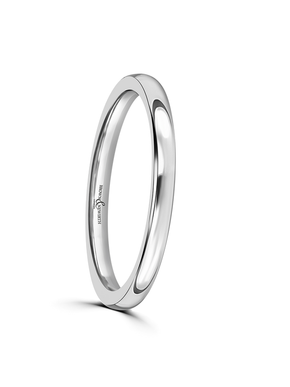 2.5mm Platinum Wedding Ring