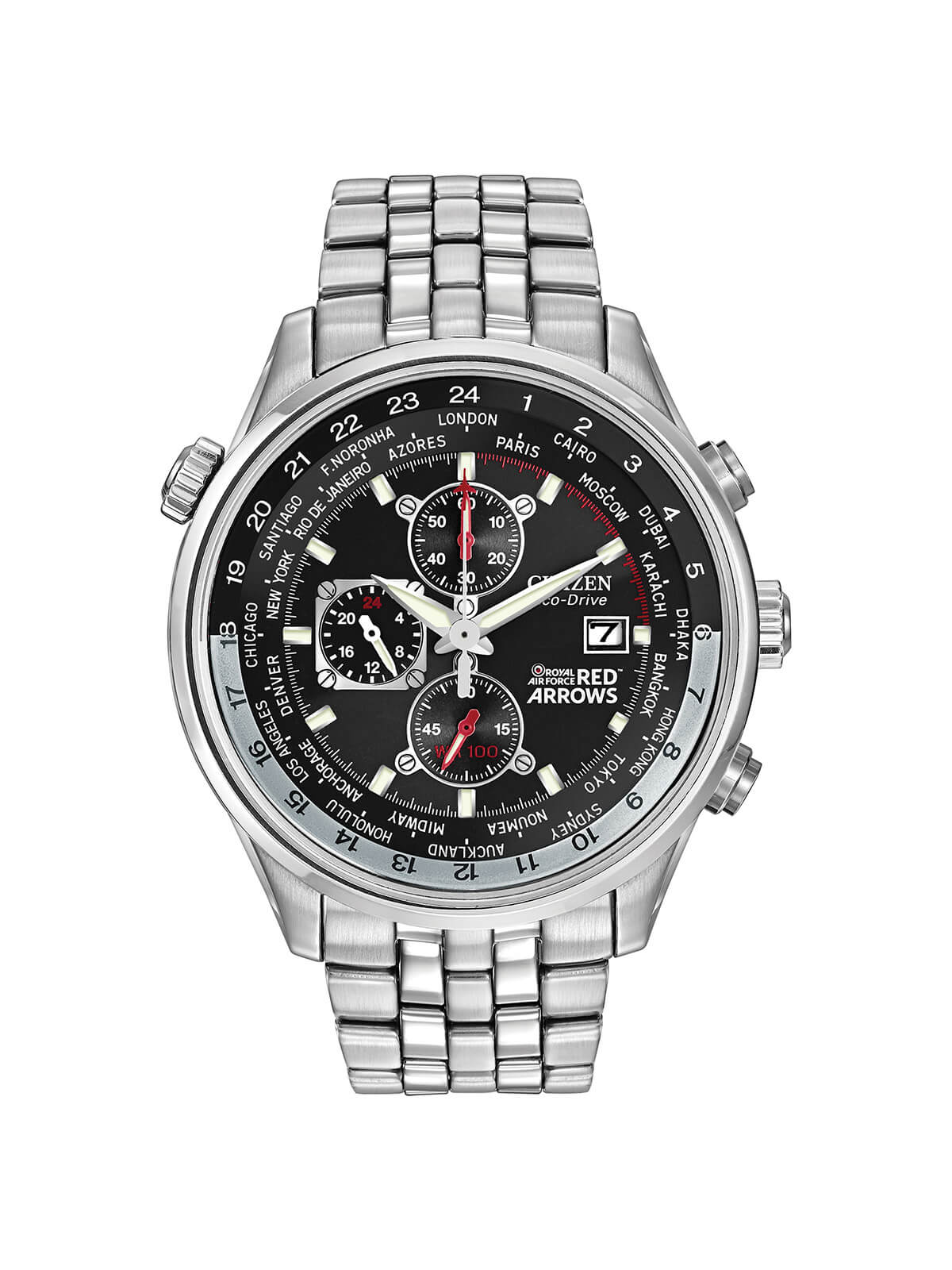 Citizen Eco-Drive Red Arrows Chronograph Watch 45mm CA0080-54E