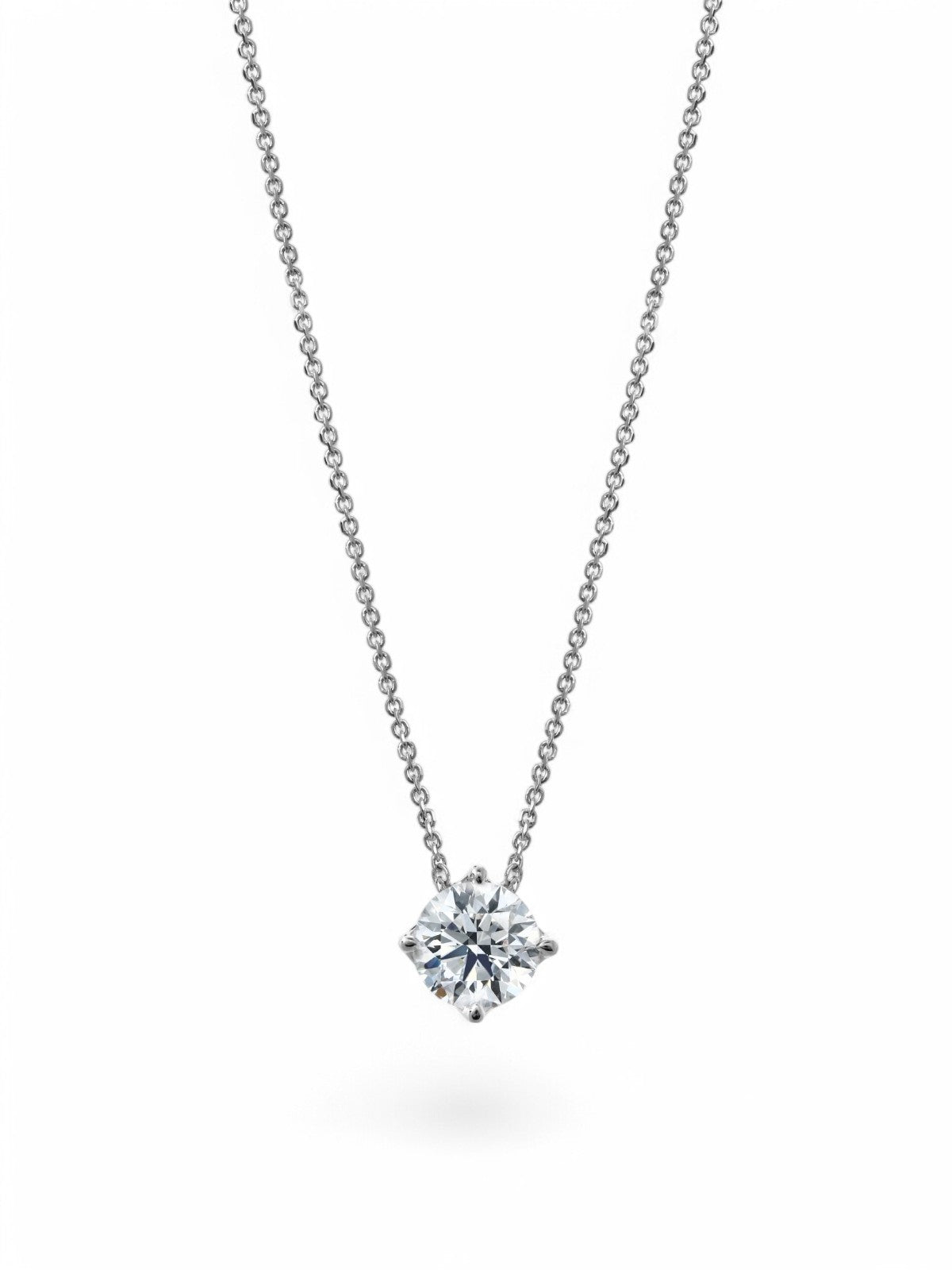 Clarity Diamond™ Signature Round 1.05ct Lab Grown Diamond Pendant in 18ct White Gold