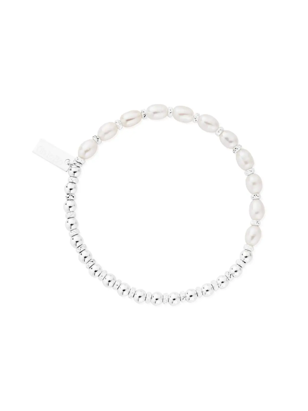 ChloBo Children's Story of Love Bracelet in Silver CSBSPEARL