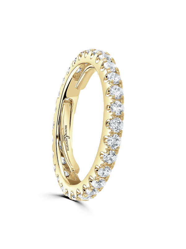 Brown & Newirth Evolution 1.50ct Brilliant Cut Diamond Eternity Ring in 18ct Yellow Gold