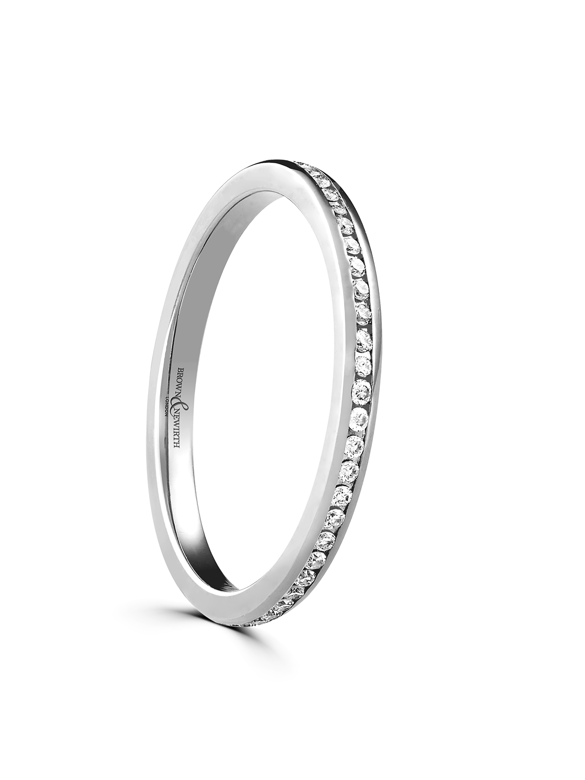 Brown & Newirth Eternal 0.25ct Diamond Wedding Ring in Platinum