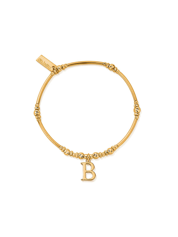 ChloBo Iconic Initial B Bracelet in Gold Plating GBMNFR4043B