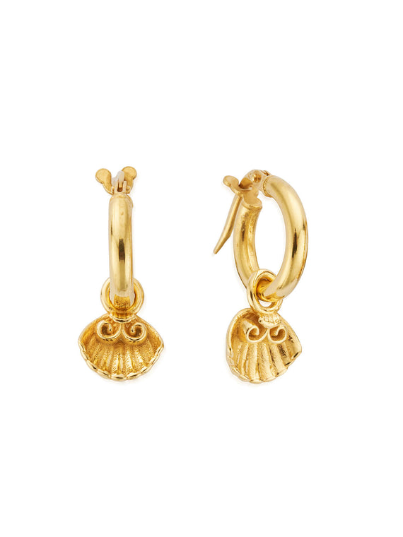 ChloBo Travel Seeker Small Hoop Earrings in Gold Plating GEH3403