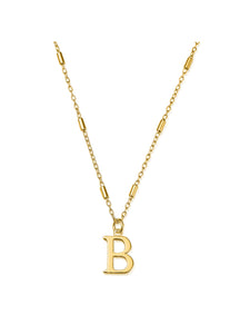 ChloBo Iconic Initial B Necklace in Gold Plating GNCC4041B