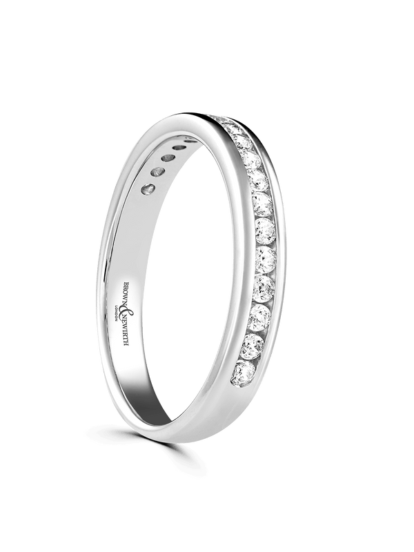 Brown & Newirth Synergy 0.20ct Brilliant Cut Diamond Eternity Ring in Platinum