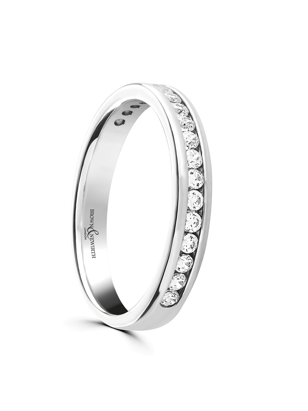 Brown & Newirth Synergy 0.30ct Brilliant Cut Diamond Wedding Ring in Platinum