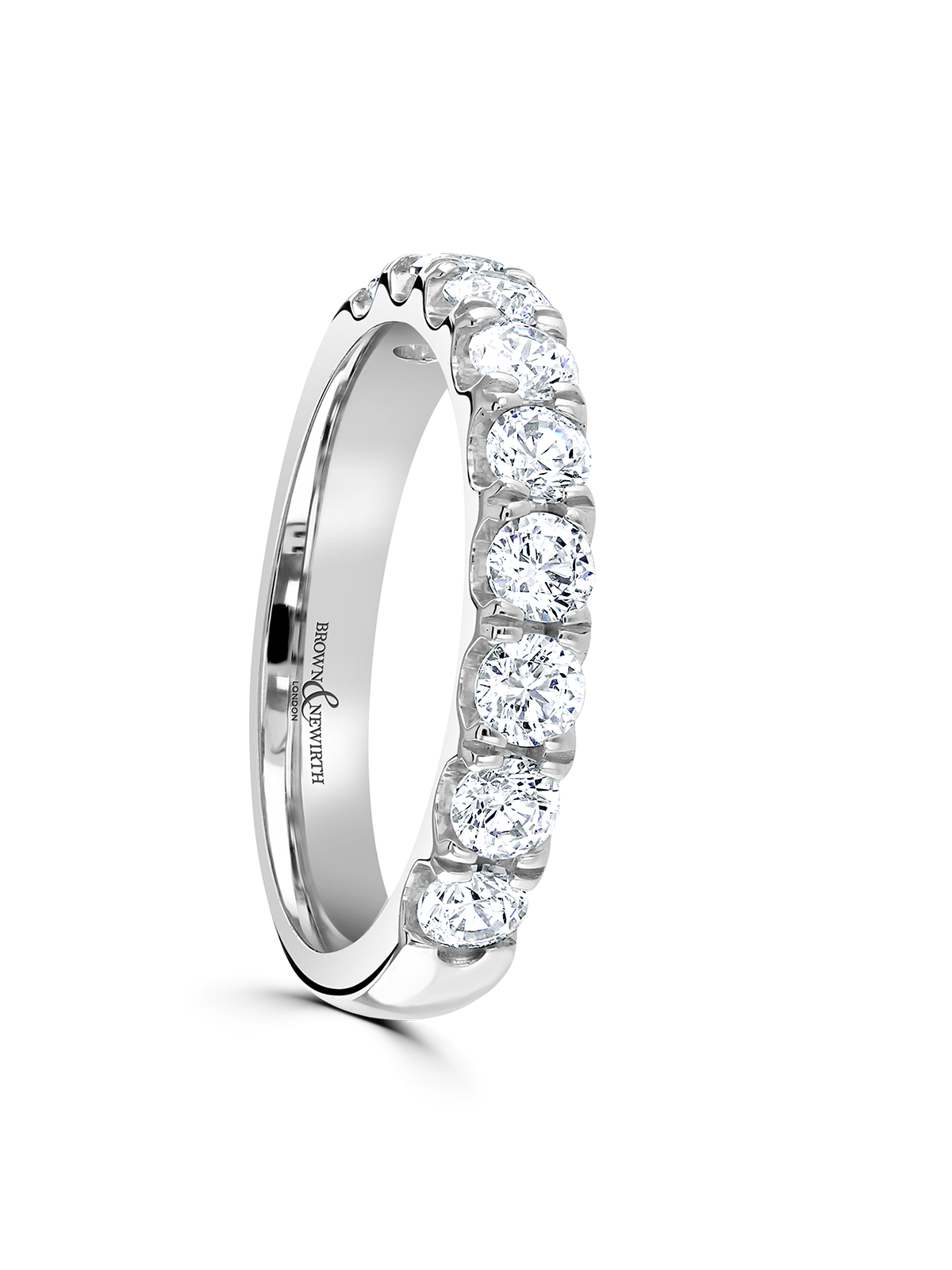 Brown & Newirth Utopia 1.00ct Diamond Wedding Ring in Platinum