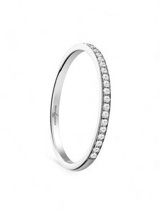 Brown & Newirth Sweetheart 0.10ct Brilliant Cut Diamond Eternity Ring in Platinum