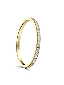 Brown & Newirth Sweetheart 0.10ct Brilliant Cut Diamond Eternity Ring in 9ct Yellow Gold